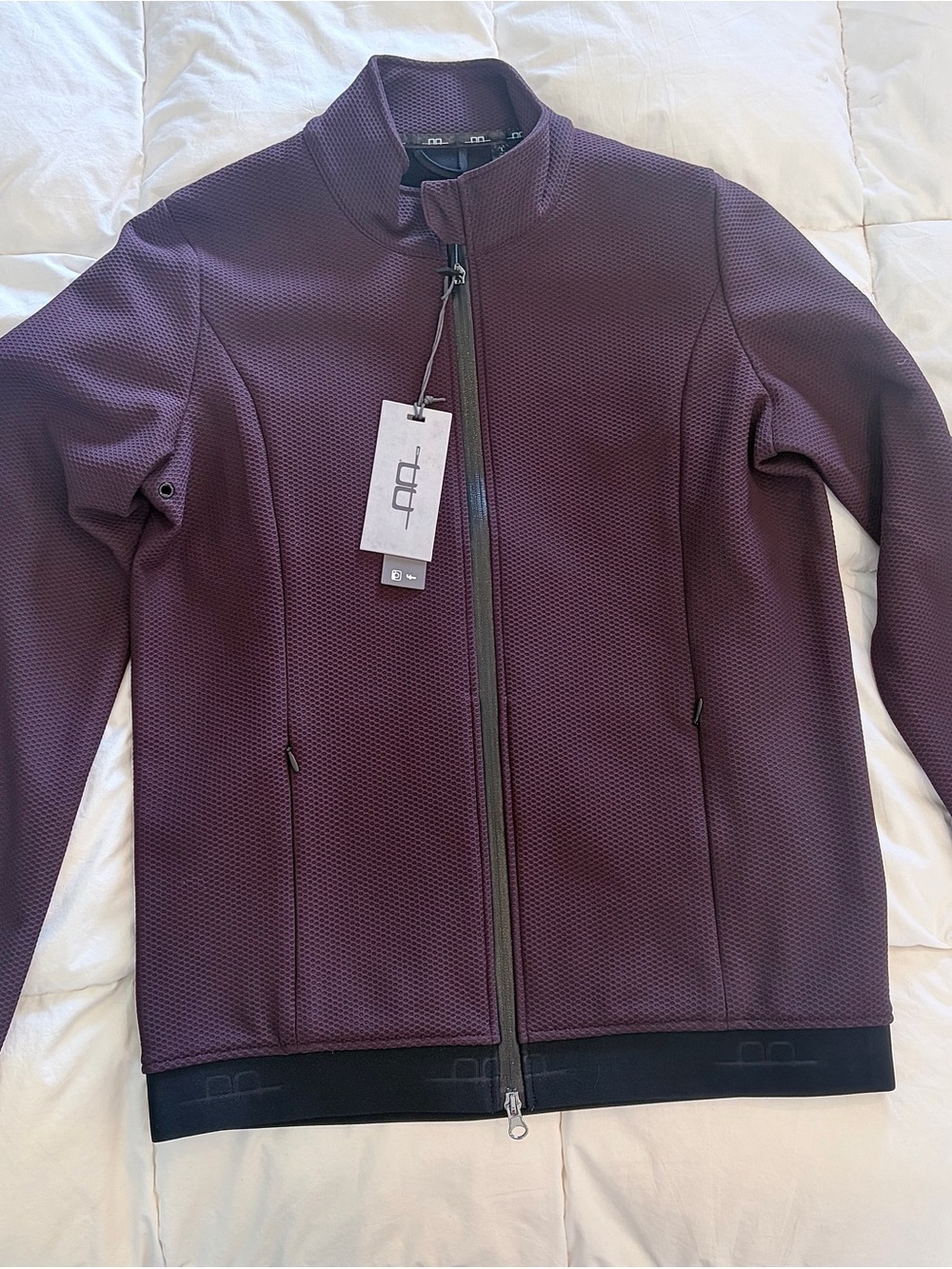 Alessandro Albanese Modern Plum Zip-Up Riding Jacket